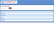 Tablet Screenshot of bpojobsite.com